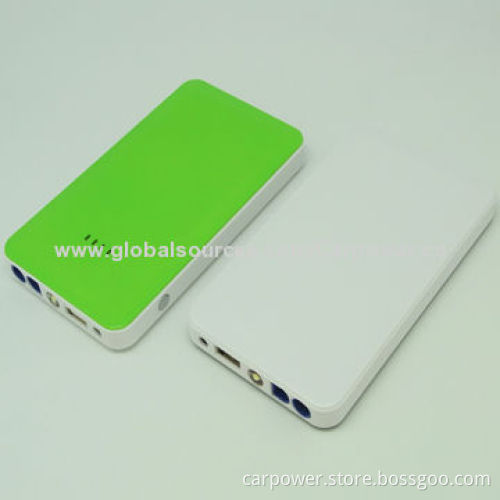 7,500mAh mini car jump start, 12V vehicle, fashionable color/design, fit for mobile, MP3/MP4 players